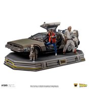 BACK TO THE FUTURE DELOREAN FULL SET DLX ART SCALE 1/10 STAT