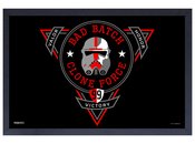 STAR WARS THE BAD BATCH BADGE FRAMED POSTER