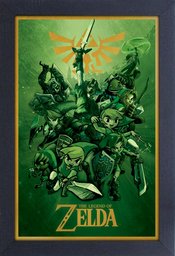 LOZ LINKS FRAMED PRINT