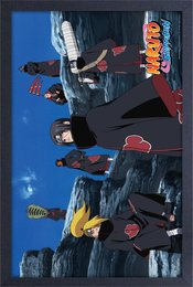 NARUTO AKATSUKI FRAMED PRINT