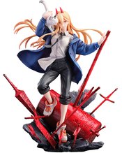 CHAINSAW MAN POWER & MEOWY 1/7 PVC FIG