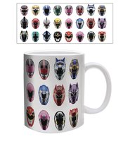 POWER RANGERS HELMETS CERAMIC MUG