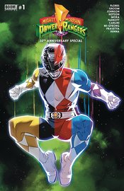 DF MMPR 30TH ANN SP #1 PARROTT SGN