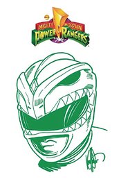 DF MMPR 30TH ANN SP #1 BLANK COMISSIONS CVR ART HAESER SGN (