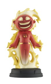 MARVEL ANIMATED STYLE HUMAN TORCH STATUE
