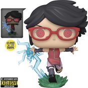 NARUTO BORUTO SARADA W/SHARINGAN GITD POP VINYL FIGURE