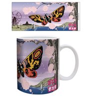 GODZILLA MOTHRA BLOSSOMS CERAMIC MUG