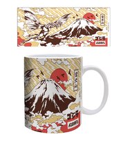 GODZILLA KING GHIDORAH FUJI CERAMIC MUG