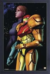 METROID SAMUS SPACE FRAMED PRINT