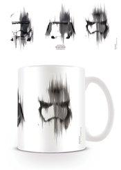 STAR WARS TROOPER HELMET LINES CERAMIC MUG