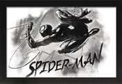 SPIDER-MAN NOIR FRAMED PRINT