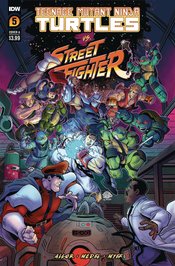 TMNT VS. STREET FIGHTER #5 (OF 5) CVR A MEDEL