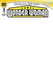 WONDER WOMAN #1 CVR E BLANK CSV