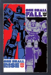 TRANSFORMERS RISE AND FALL FRAMED PRINT