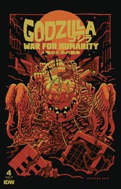 GODZILLA WAR FOR HUMANITY #4 CVR A MACLEAN