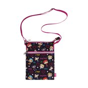 FUNKO PASSPORT CROSSBODY BAG BTS BAND W/HEARTS AOP