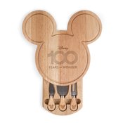 DISNEY 100 HEAD SHAPED CHEESE BOARD WITH TOOLS