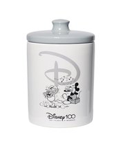 DISNEY 100 B&W MICKEY AND DONALD COOKIE JAR