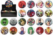 MARVEL COMICS COVER 144PC BUTTON ASST