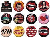 ROCKY HORROR PICTURE SHOW 144PC BUTTON ASST