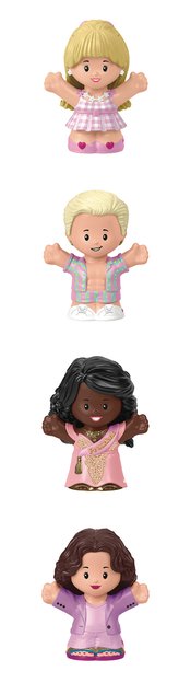 BARBIE MOVIE LITTLE PEOPLE COLLECTOR 4PK FIG SET