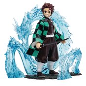 DEMON SLAYER WV2 DLX TANJIRO W/WATER DRAGON ACC 5IN AF