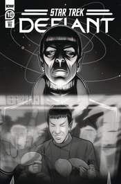 STAR TREK DEFIANT #10 CVR D 10 FEEHAN B&W