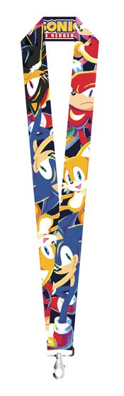 (USE NOV247025) SONIC THE HEDGEHOG CHALK ART STYLE LANYARD (