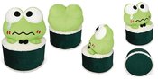 HELLO KITTY KEROPPI SUSHI ROLL 10IN PLUSH