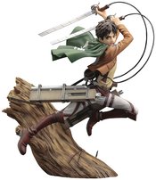 ATTACK ON TITAN EREN YEAGER ARTFX J STATUE RENEW PKG VER (NE