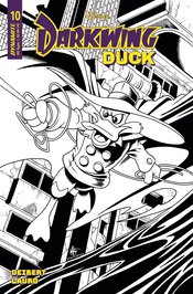 DARKWING DUCK #10 CVR Q 7 COPY FOC HAESER B&W