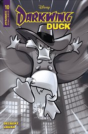 DARKWING DUCK #10 CVR S 7 COPY FOC ANDOLFO B&W