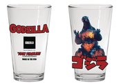 TOON TUMBLERS BURNING GODZILLA PINT GLASS