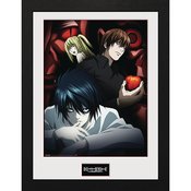 DEATH NOTE LIGHT L & MISA FRAMED PRINT