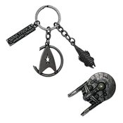 STAR TREK II WRATH OF KHAN CHS KEYCHAIN & PIN SET