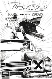 ZORRO MAN OF THE DEAD #1 (OF 4) CVR L RAMOS B&W (MR)