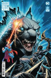 JUSTICE LEAGUE GODZILLA KONG #4 (OF 6) CVR C PORTACIO GODZ