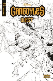 GARGOYLES QUEST #2 CVR F 10 COPY INCV LEE LINE ART