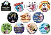 COURAGE THE COWARDLY DOG 144 PIECE BUTTON DISPLAY