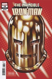 INVINCIBLE IRON MAN #16 MARK BROOKS HEADSHOT VAR