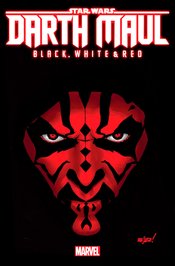 STAR WARS DARTH MAUL BLACK WHITE & RED #1 25 COPY INCV VAR