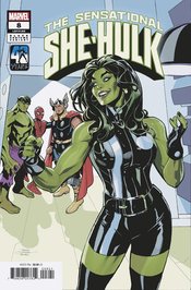 SENSATIONAL SHE-HULK #8 TERRY DODSON BLACK COSTUME VAR