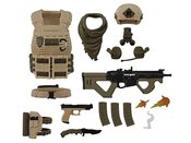 ACTION FORCE SERIES 3 DESERT GEAR PACK FEMALE