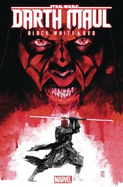 DF STAR WARS DARTH MAUL B&W & RED PERCY SGN