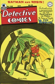 DF DETECTIVE COMICS #140 FASIMILIE ED BLANK BATMAN #9 HOMAGE