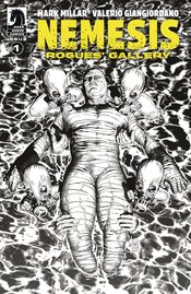 NEMESIS ROGUES GALLERY #1 CVR B 10 COPY B&W