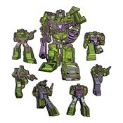 TRANSFORMERS DEVASTATOR X CONSTRUCTICONS RETRO PIN SET