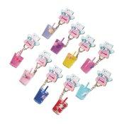 SANRIO HELLO KITTY BOBA TSUNAMEEZ WATER KEYCHAIN 20PC ASST (