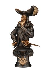 DISNEY VILLAINS SERIES BUST-021 CAPTAIN HOOK PVC STATUE (NET