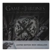 GAME OF THRONES LIMITED EDITION 10TH ANNIVERSARY MEDALLION (